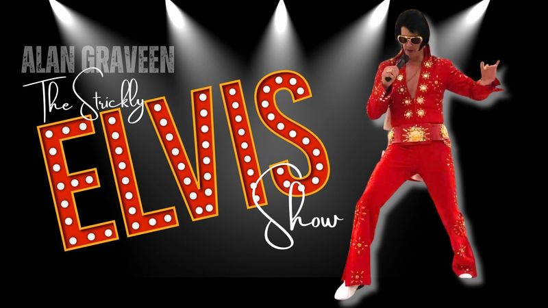Alan Graveen performing Elvis tribute for live audience